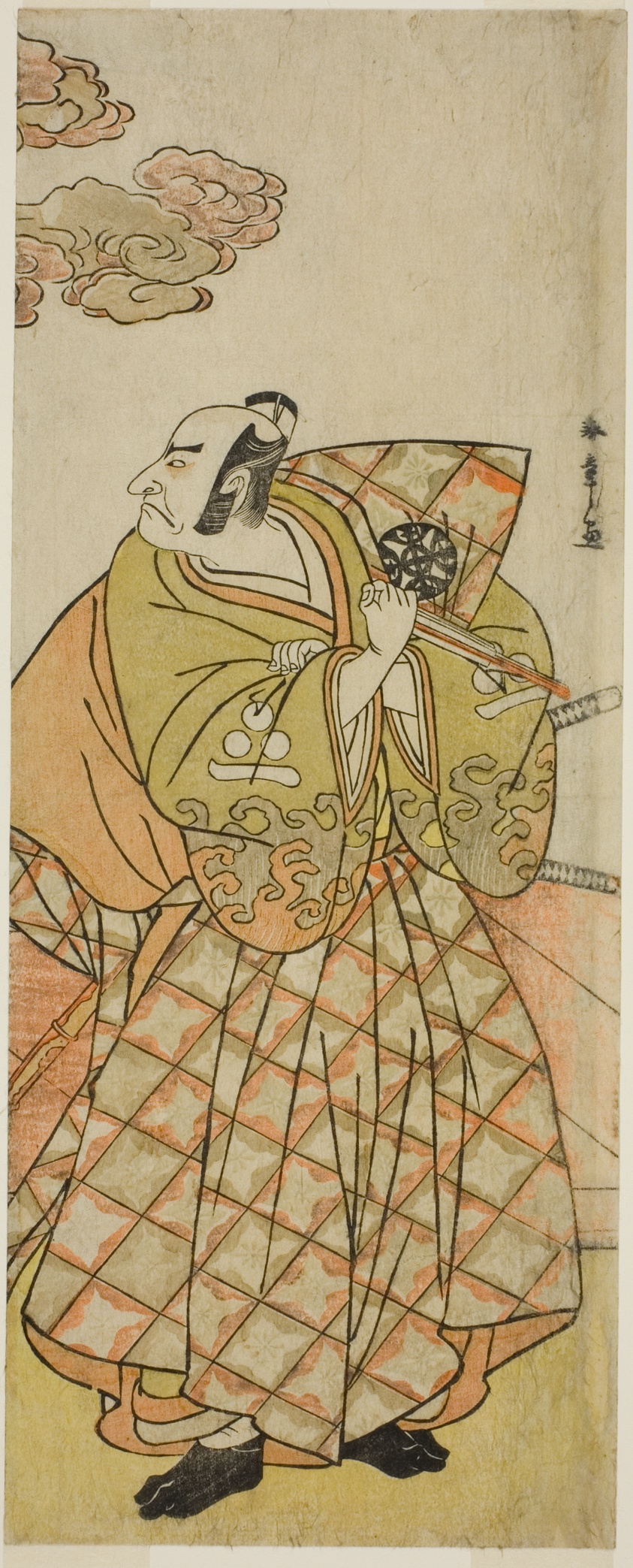 The Actor Nakamura Nakazo I as Watanabe no Tsuna in the Play Shitenno Tonoi no Kisewata, Performed at the Nakamura Theater in the Eleventh Month, 1781