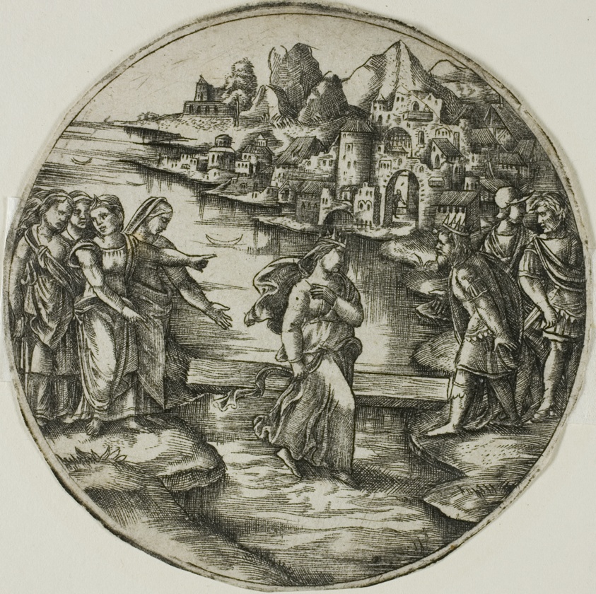 The Queen of Sheba Walking on the Waters