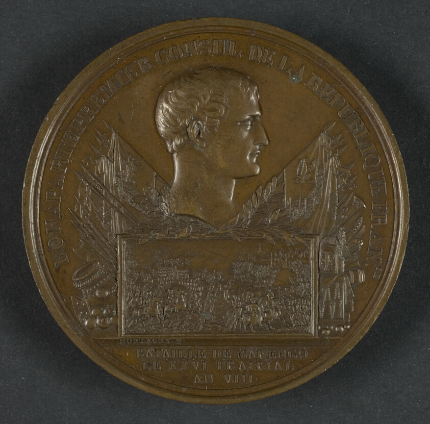 Napoleon Bonaparte -  Passage of Mt. St. Bernard May 18, 1800; Battle of Marengo June 14, 1800