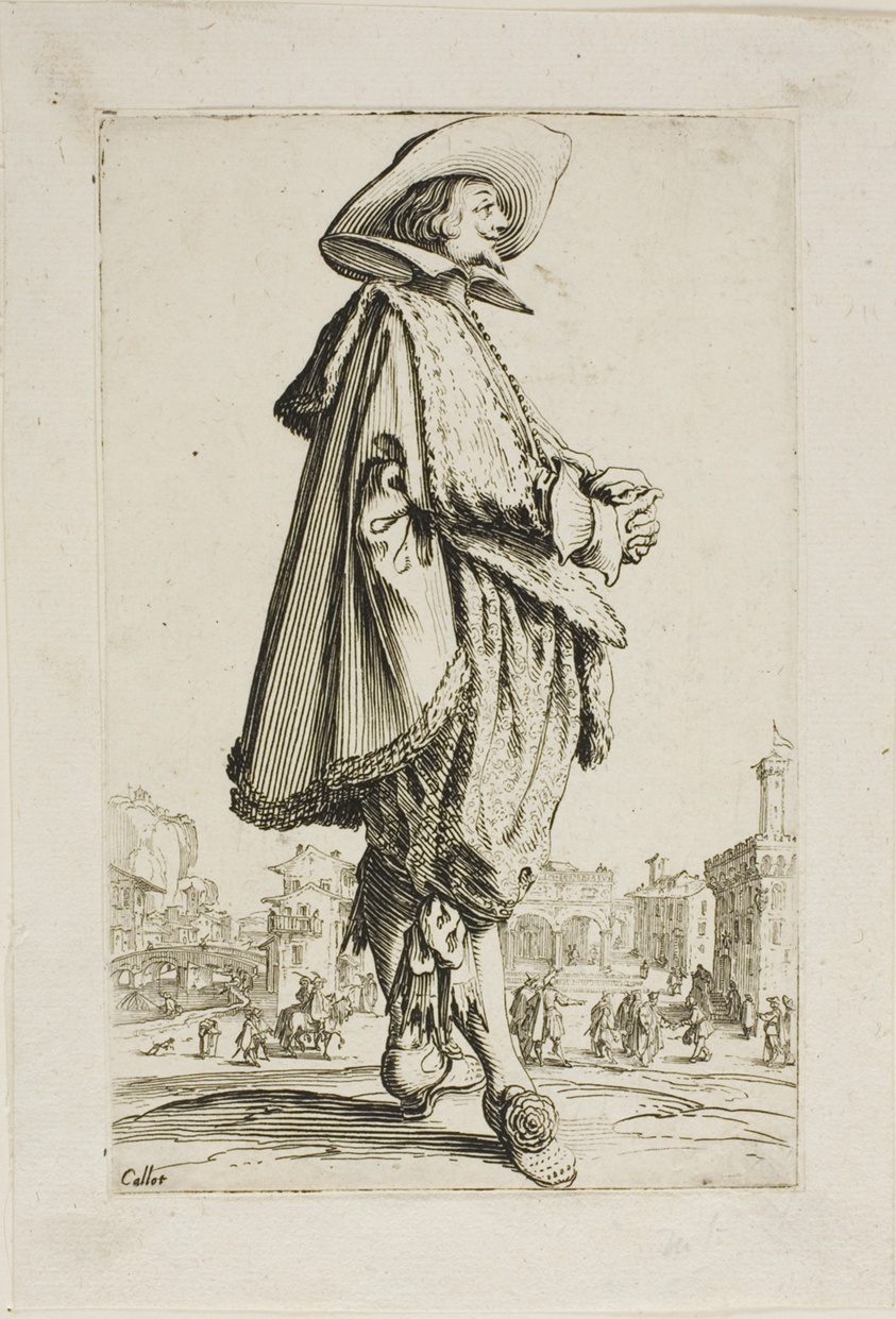 The Gentleman with Clasped Hands, plate eleven from La Noblesse