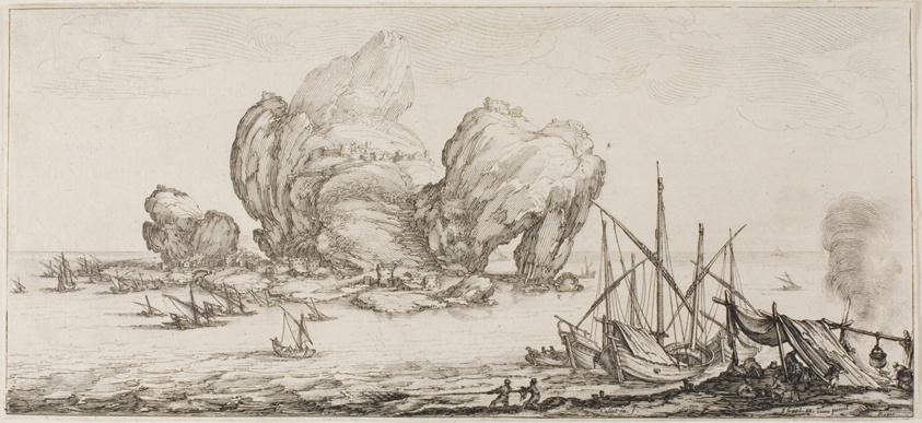 The Large Rock, from Various Scenes Designed in Florence
