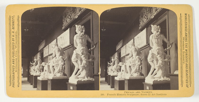 French Historic Sculpture; Room 11 Art Institute, from the series "Chicago and Vicinity"