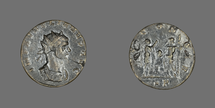 Antoninianus (Coin) Portraying Emperor Aurelian