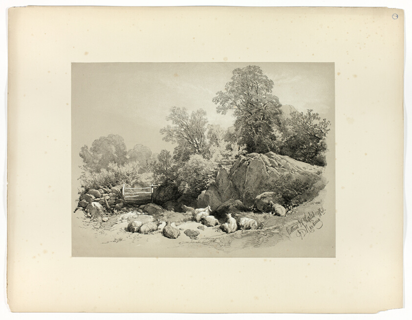 Bettws, N. Wales, from Picturesque Selections