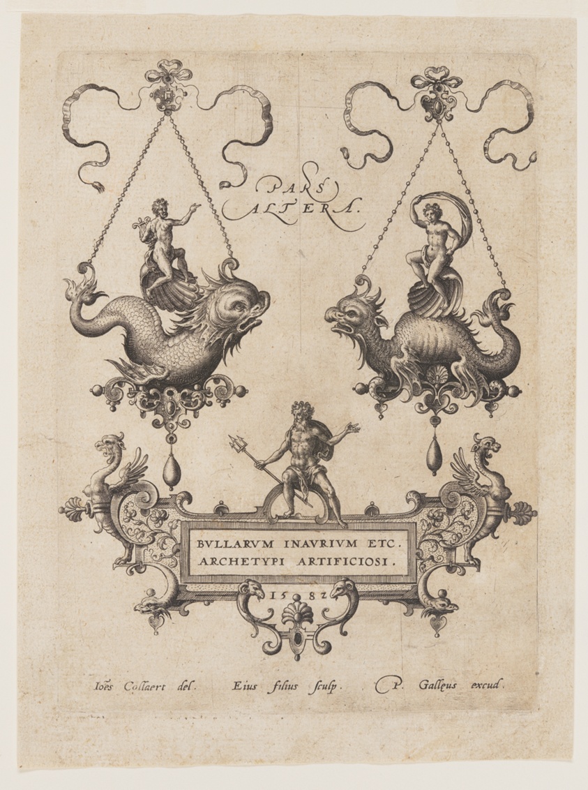 Designs for Pendants with Sea Monsters