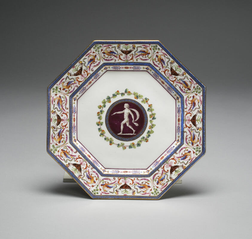 Plate ordered by King Louis XVI (from the Arabesque Service)
