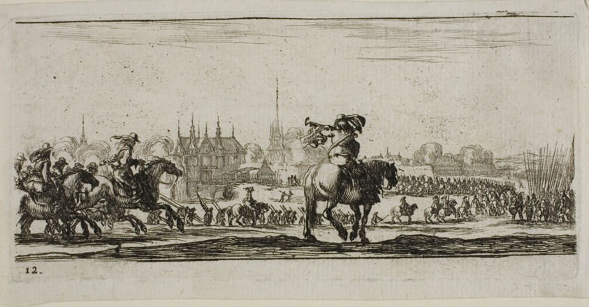 Plate Twelve from Drawings of Several Movements by Soldiers