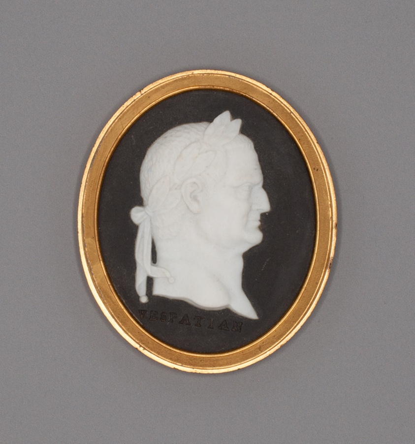 Medallion with Vespasian