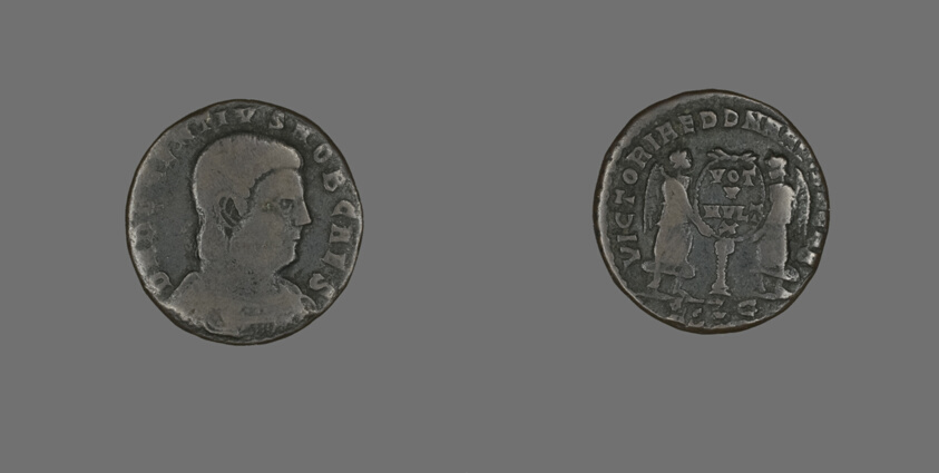 Coin Portraying Emperor Decentius