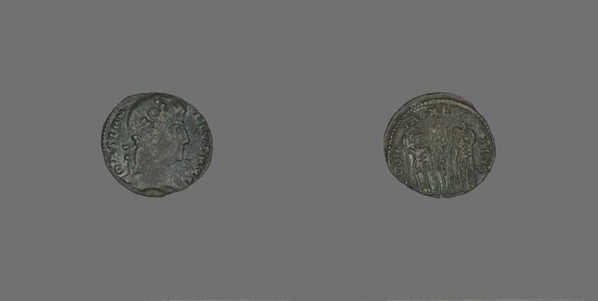 Coin Portraying Emperor Constantius II