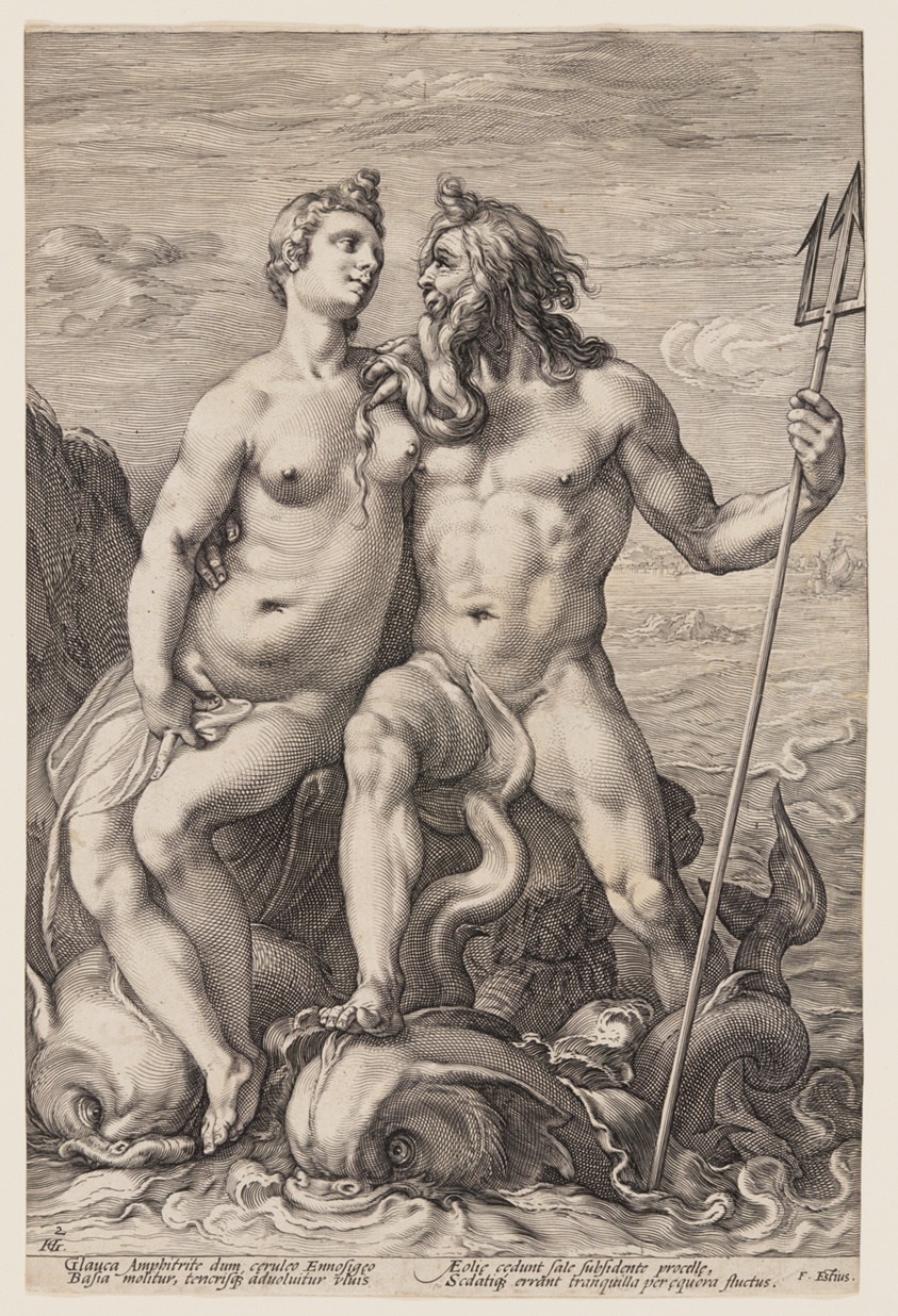 Neptune and Amphitrite, from Three Paired Gods and Goddesses
