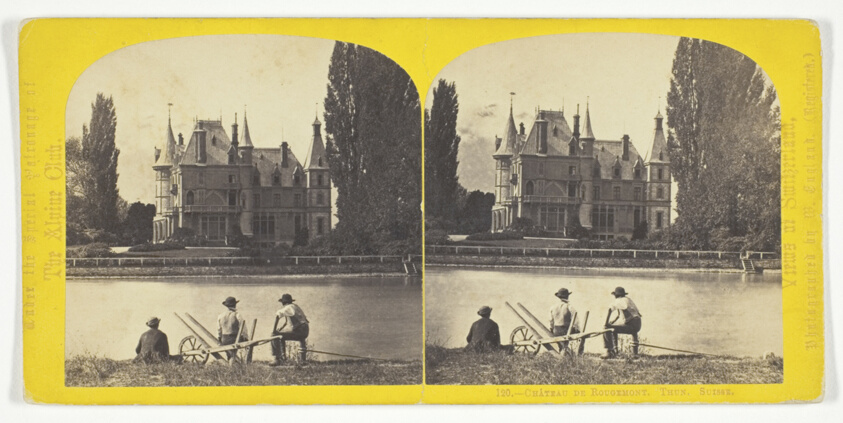 Chateau de Rougemont. Thun. Suisse, No. 120 from the series "Views of Switzerland"