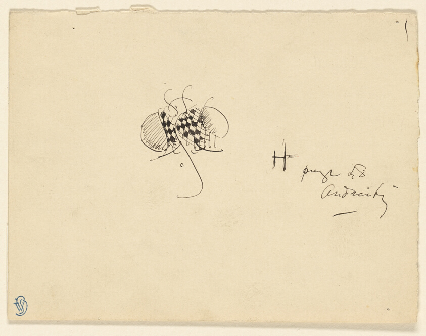 Butterfly with Checkered Wings