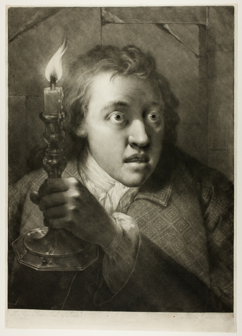 Young Man with a Candle, from Life-Sized Heads