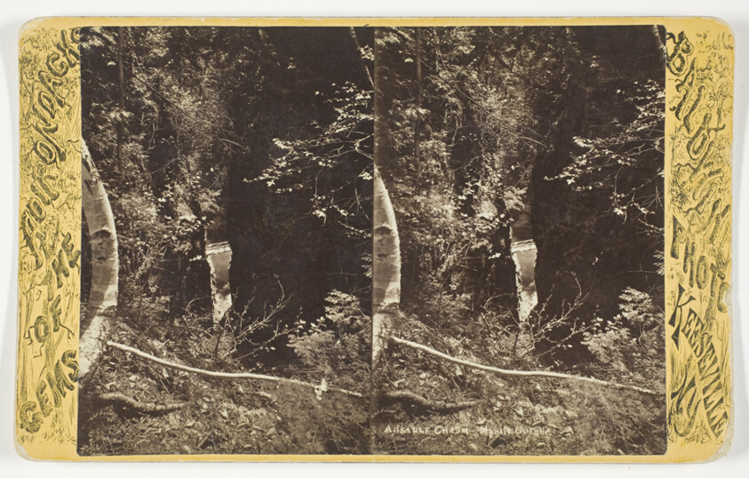 Ausable Chasm - Mystic Gorge, from the series "Gems of the Adirondacks"