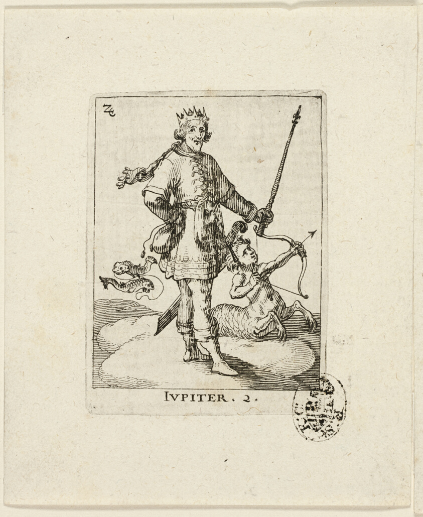 Jupiter, plate two from Der VII Planeten