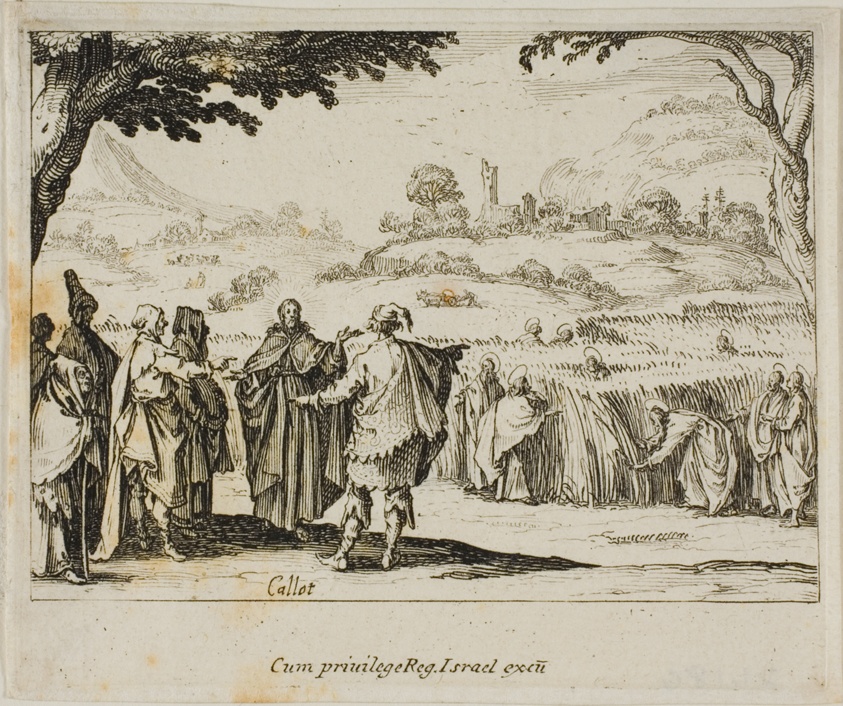 Jesus with the Pharisees, from The New Testament