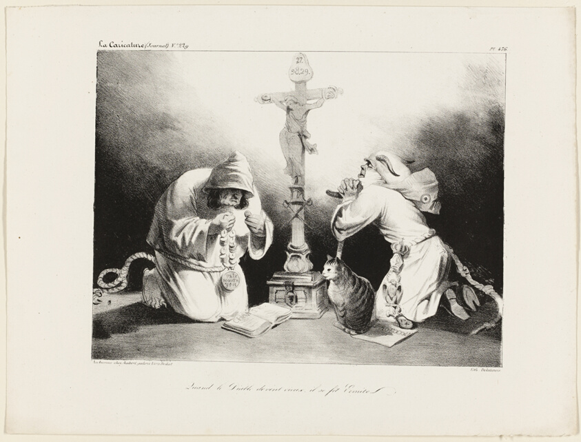 When the Devil Grew Old He Became a Hermit, plate 476
