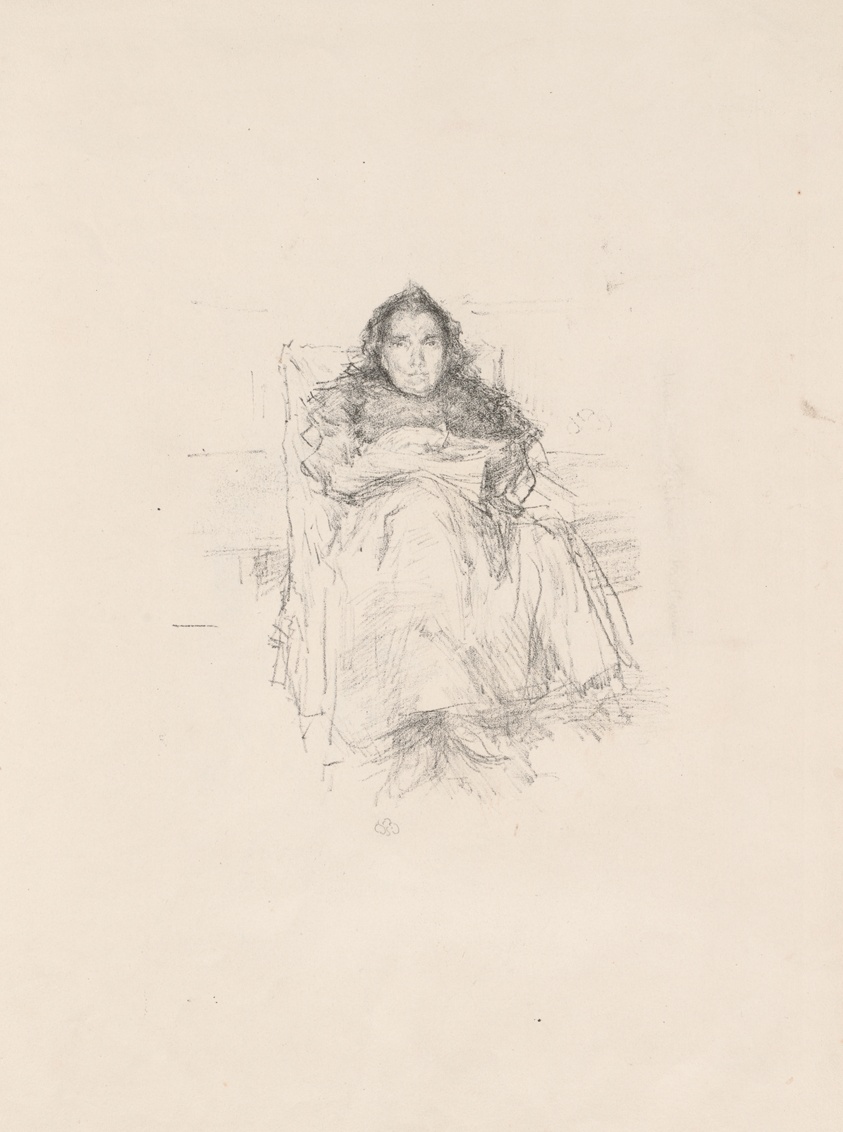 Portrait Study: Mrs. Philip, No. 3 (recto) Portrait Study: Geneviève Mallarmé (verso)