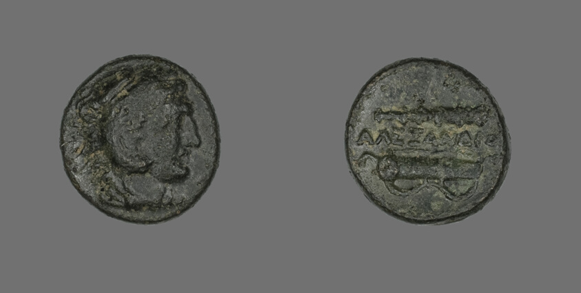 Coin Depicting the Hero Herakles