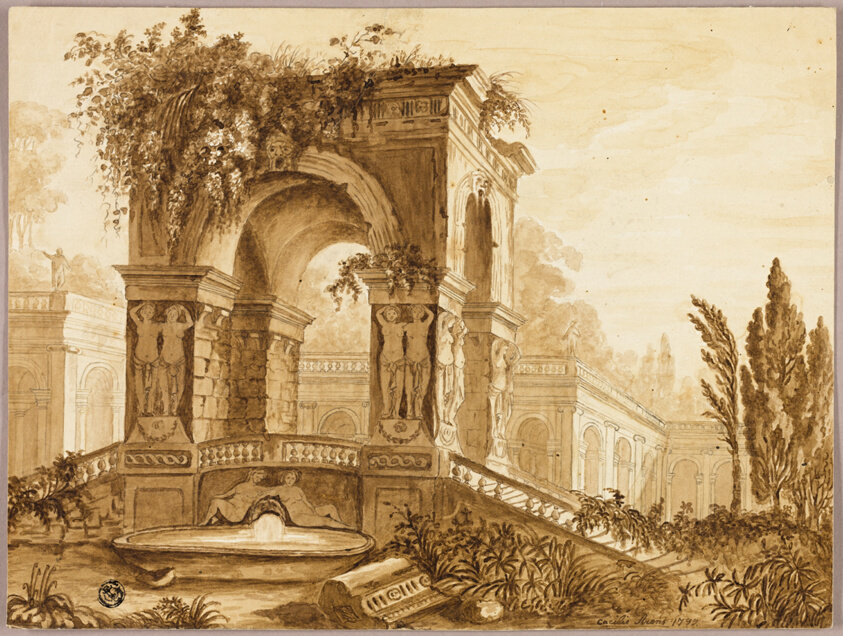Portico in Ruins
