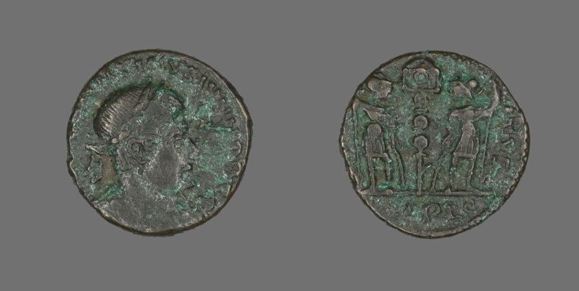 Coin Portraying Emperor Constantine II