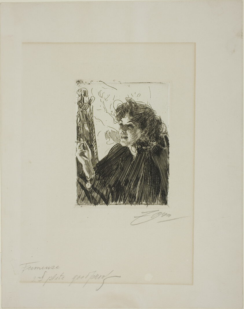 Girl with a Cigarette II