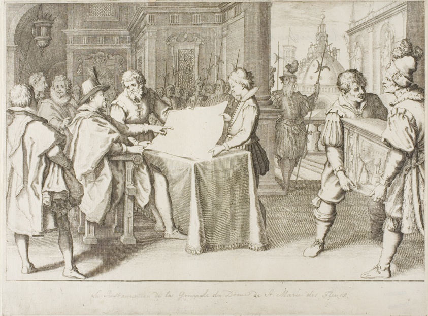 The Restoration of the Dome of Florence, from The Life of Ferdinand de' Medici