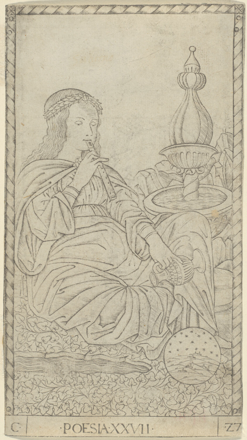 Poetry, plate 27 from Arts and Sciences