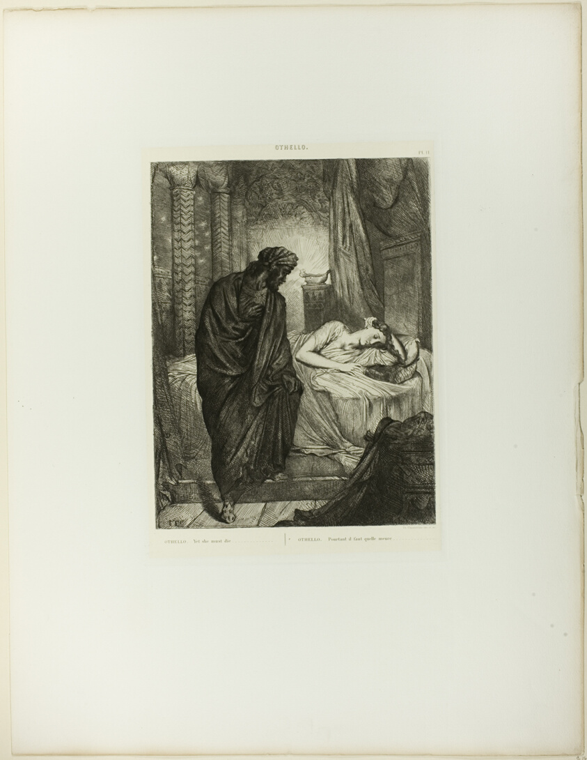 Yet She Must Die, plate eleven from Othello