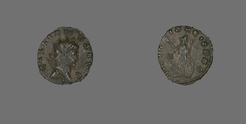 Coin Portraying Emperor Gallienus
