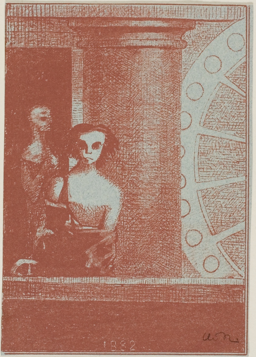 Cover/Frontispiece: verso of the second page, from To Edgar Poe