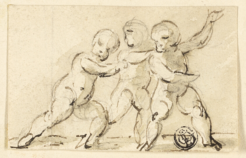 Three Putti at Play