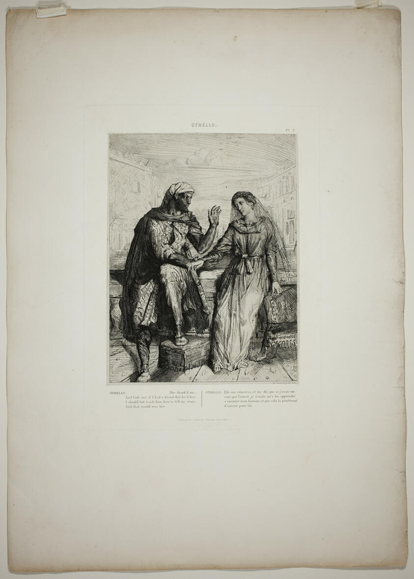 She Thank'd Me, plate two from Othello