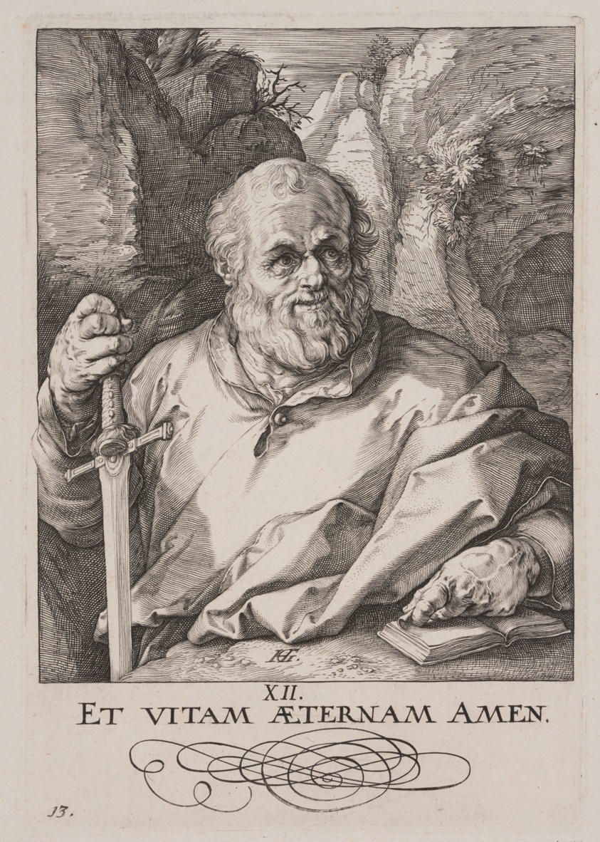 St Matthias, from Christ, the Apostles and St Paul with the Creed