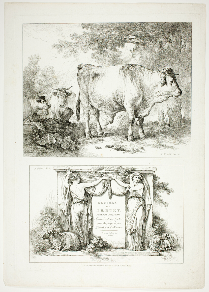 Plate One of 38 from Oeuvres de J. B. Huet