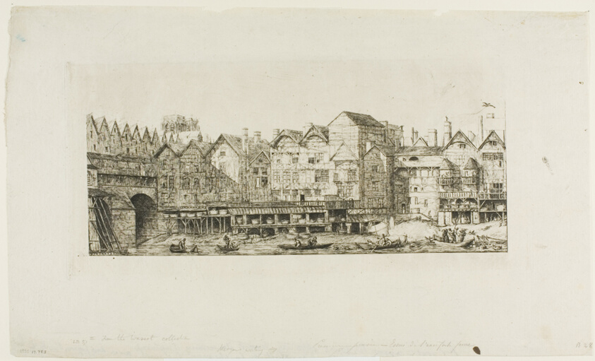 View of Part of the City of Paris toward the Close of the XVII Century