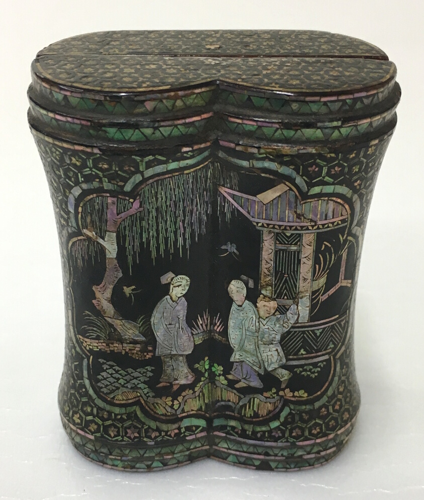 Lacquer Box with Mother-of-Pearl Inlay