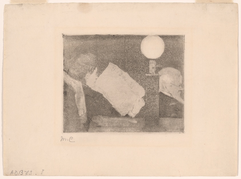 Reading the Newspaper, No. 2