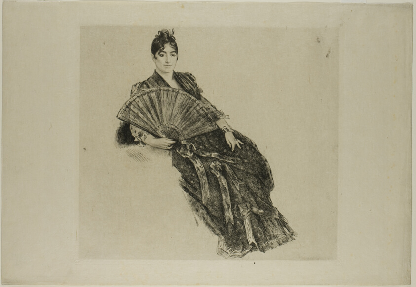 Woman with a Fan