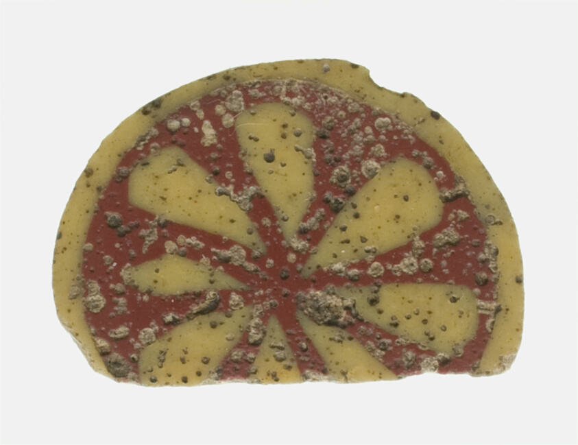 Fragment of an Inlay Depicting a Rosette