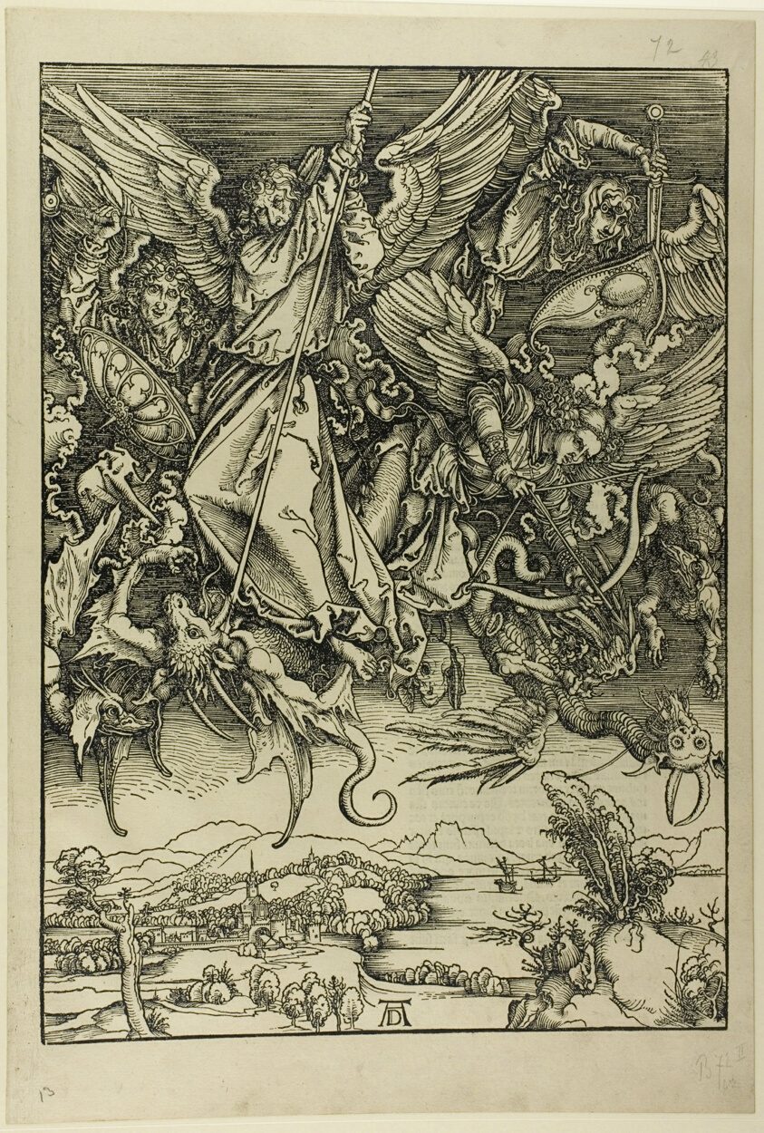 St. Michael Fighting the Dragon, from The Apocalypse