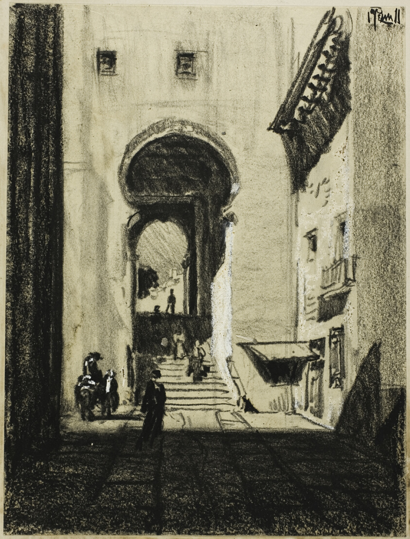Entrance to Zocodover, Toledo, from Castilian Days