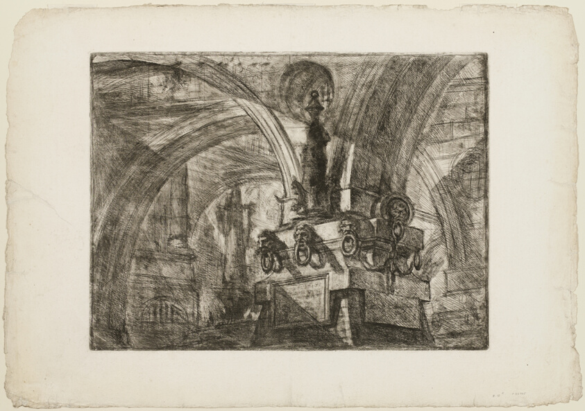 The Pier with a Lamp, plate 15 from Imaginary Prisons