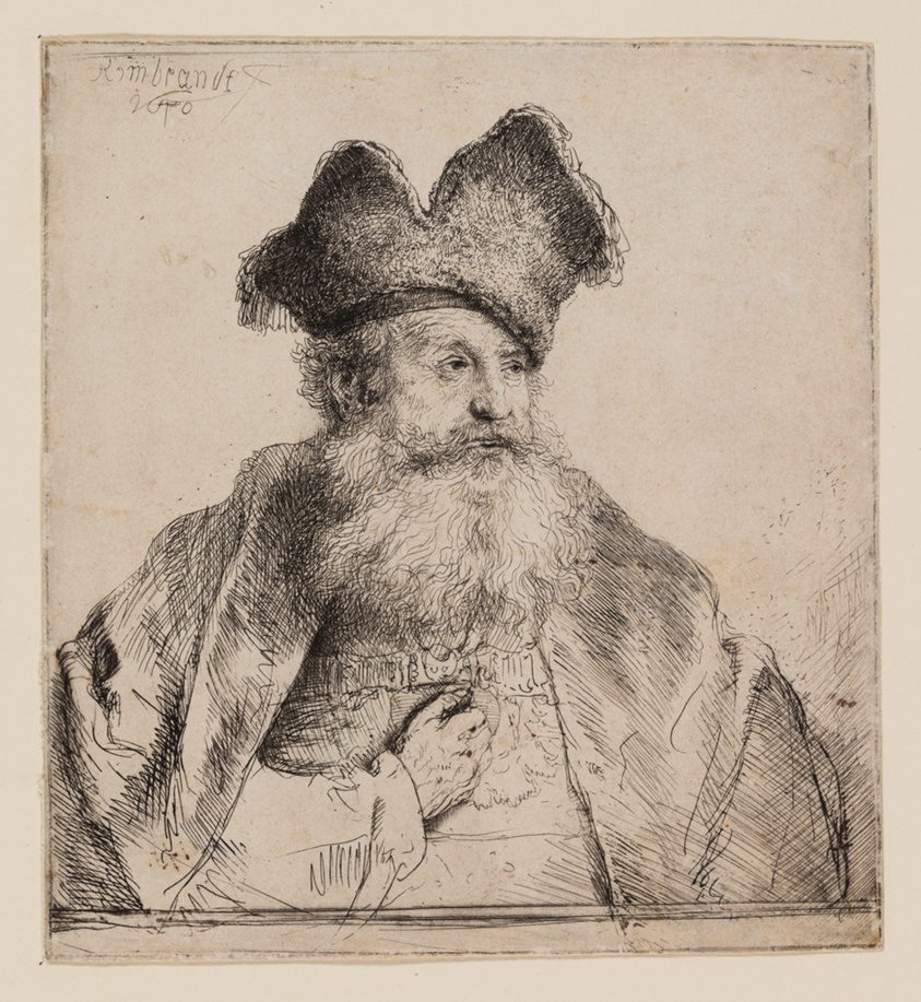 Old Man with a Divided Fur Cap