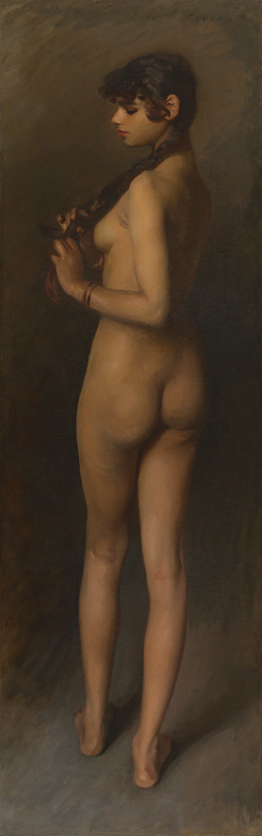 Life Study (Study of an Egyptian Girl)