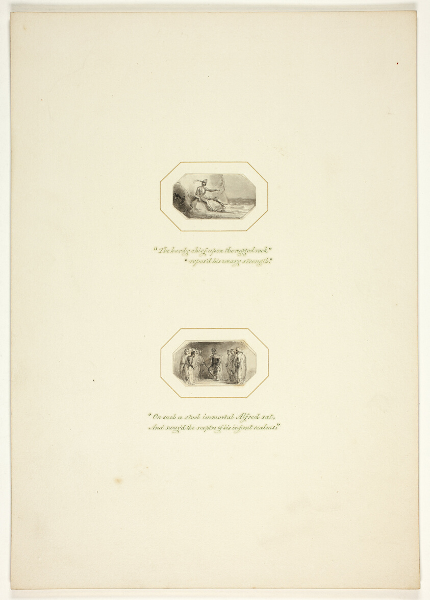 Study for a plate from The Task
