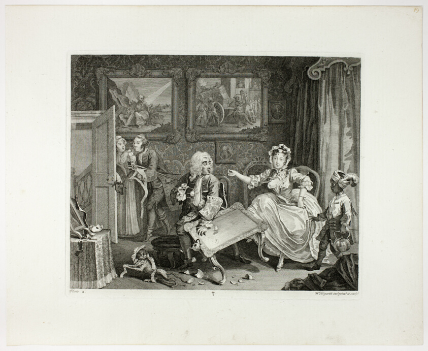 Plate two, from A Harlot's Progress