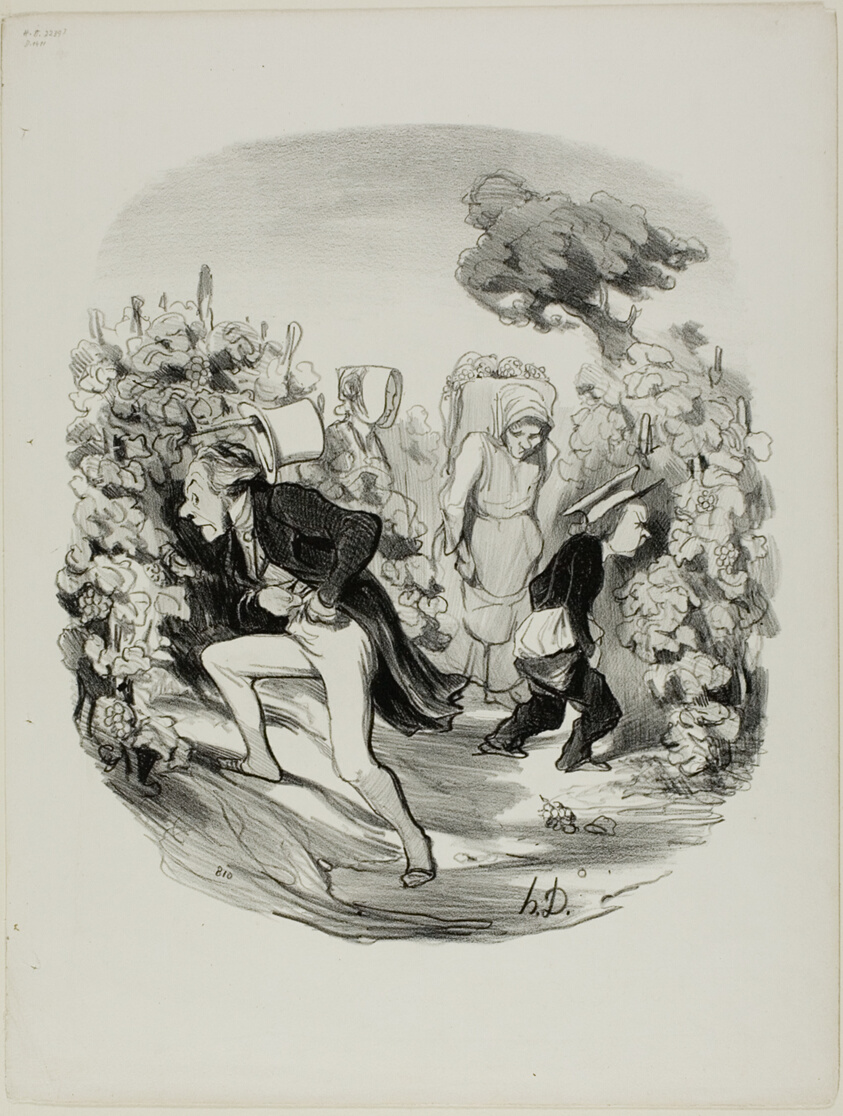 Oh Blast! ... the grapes really aren't good this year!, plate 24 from Pastorales