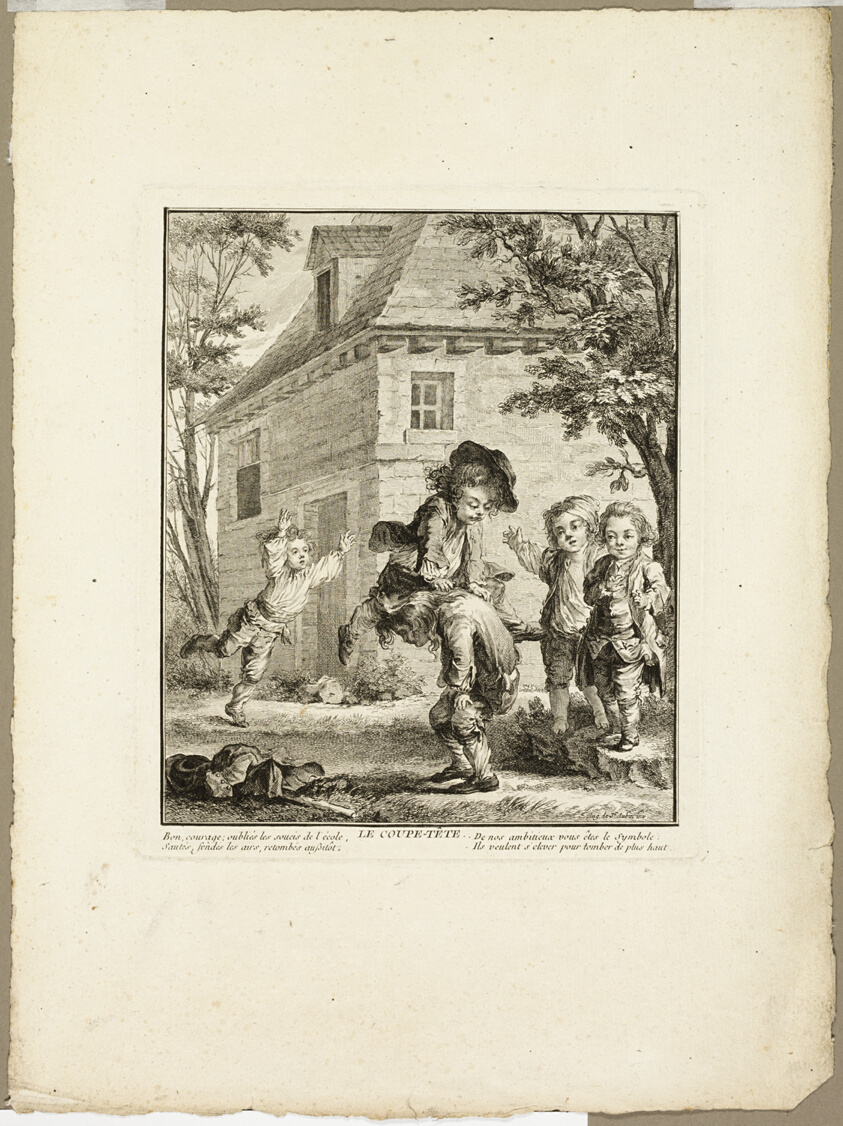 Leap Frog, from The Games of the Urchins of Paris